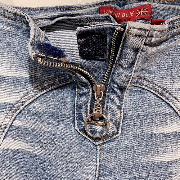 London Blue Vigoss Jeans Juniors Size 7/8 - Picture 6 of 7